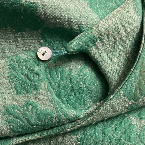 Zara green “tapestry” top - Picture 8 of 9